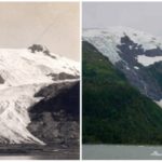 Toboggan Glacier, Alaska. June, 1909 — September, 2000.